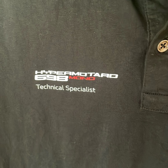 Ducati men’s black T-shirt, size large - Picture 4 of 4
